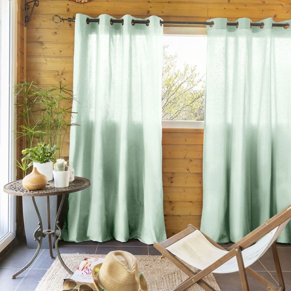 Rideau 100% coton uni 140x260 cm — vue 3