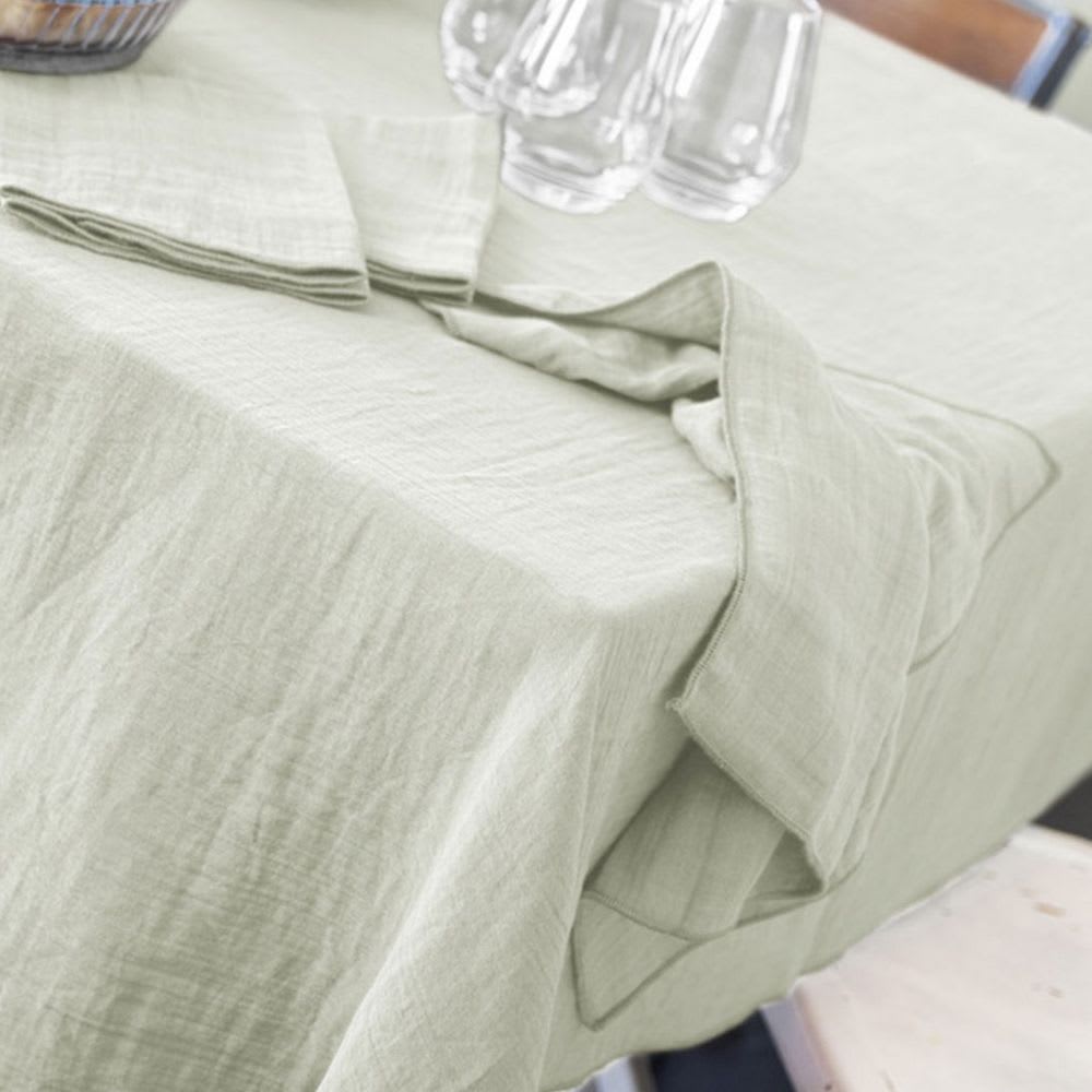 Nappe gaze de coton unie 150x250 cm - Maisons du Monde