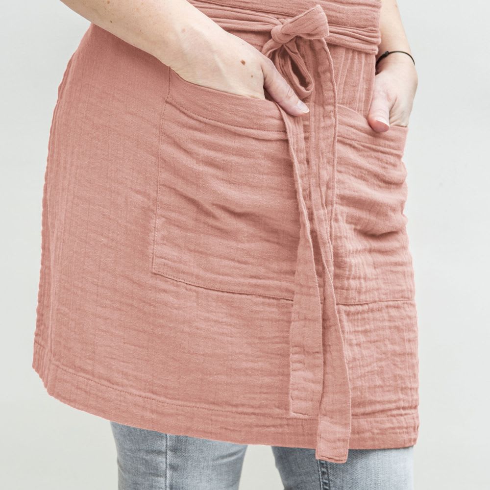 Tablier gaze de coton uni 45x80 cm - Maisons du Monde