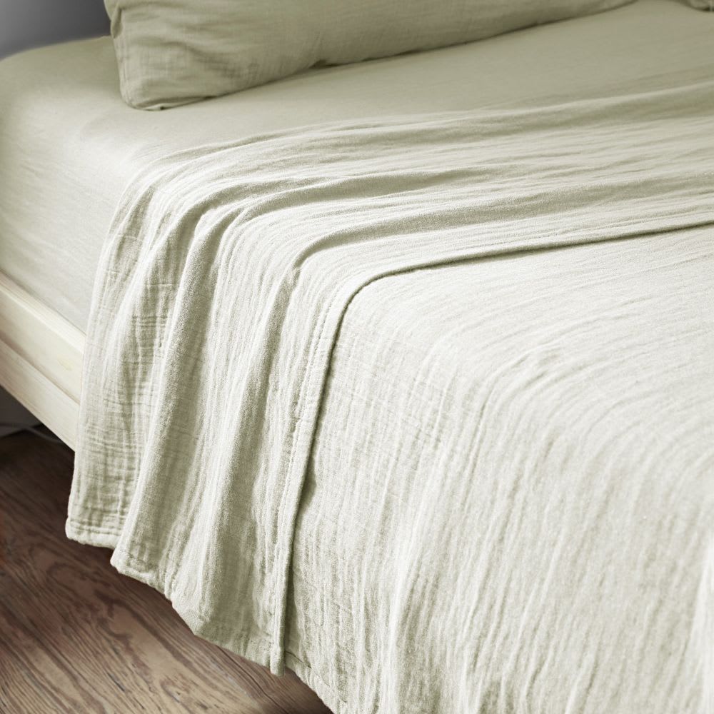 drap plat gaze de coton