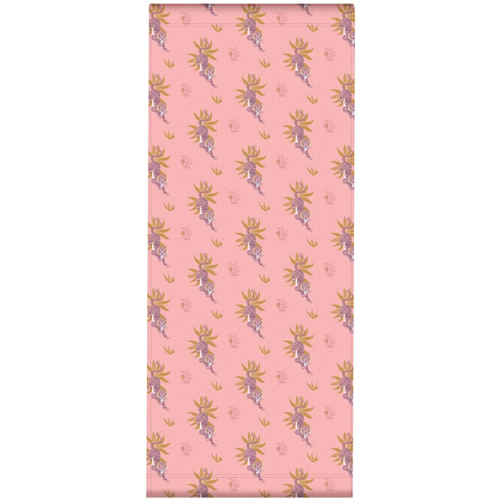Toile outdoor de chaise longue amovible motif tigres rose