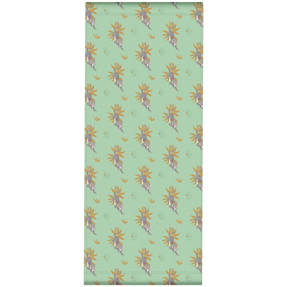Toile outdoor pour transat, prête à poser, motif tigres lagon