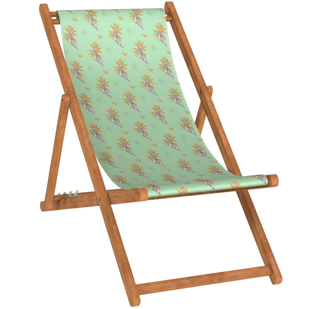 Toile outdoor pour transat, prête à poser, motif tigres lagon - Maisons du Monde