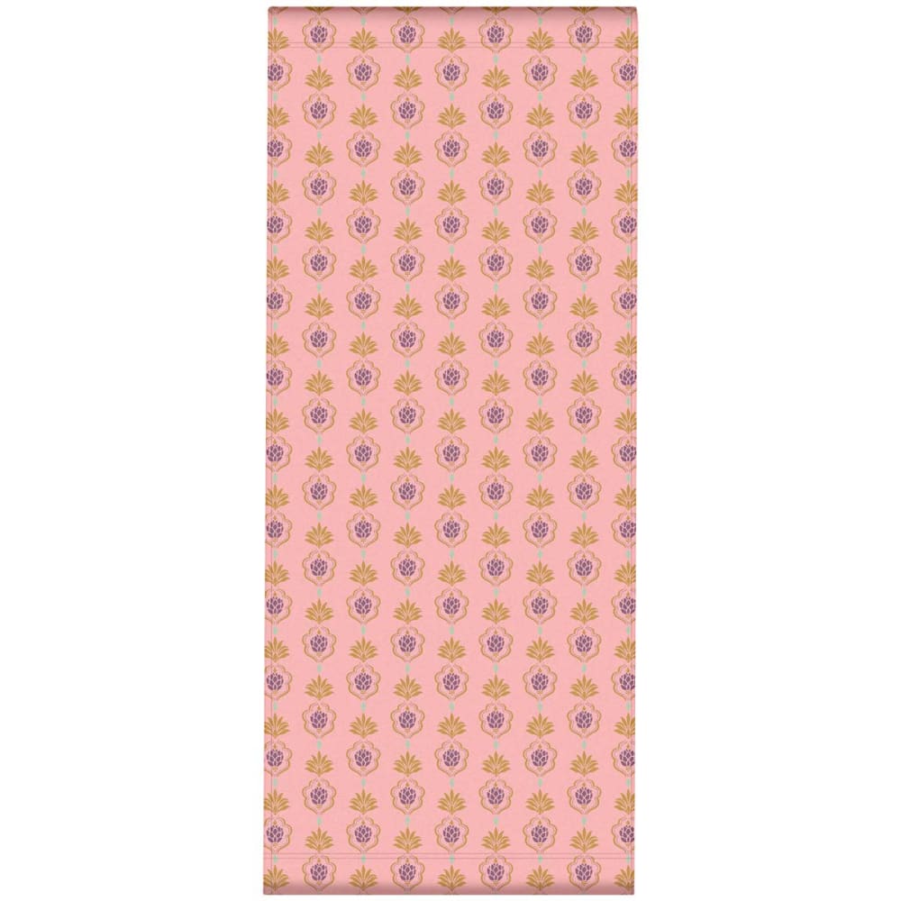 Toile outdoor de chaise longue amovible motif ananas rose