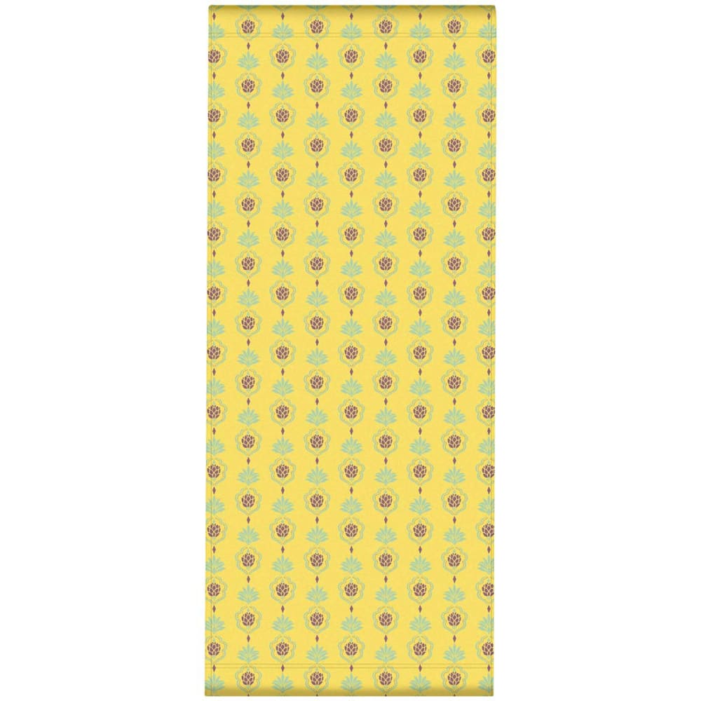 Toile outdoor de chaise longue amovible motif ananas jaune