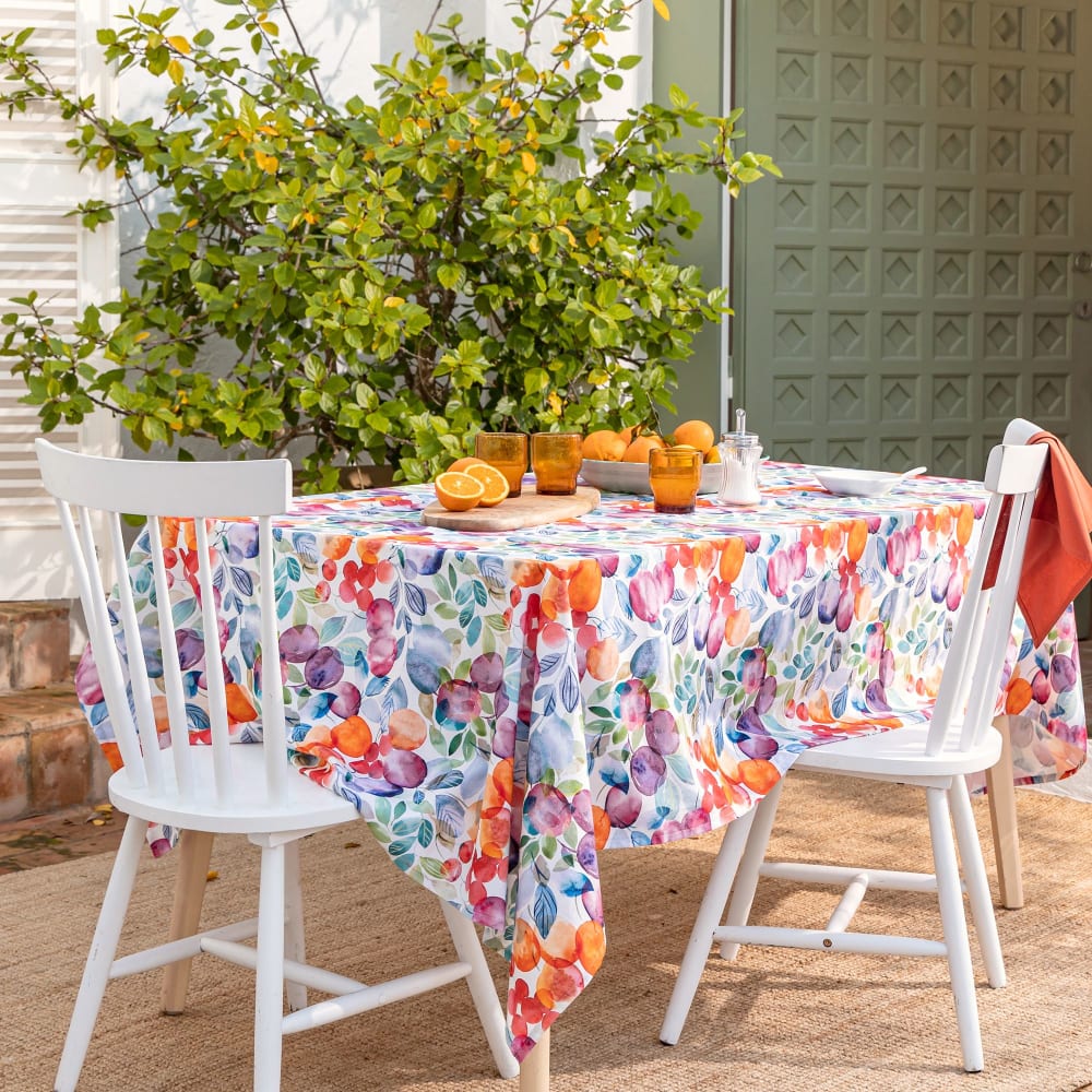 Nappe en coton multicolore 140x200cm
