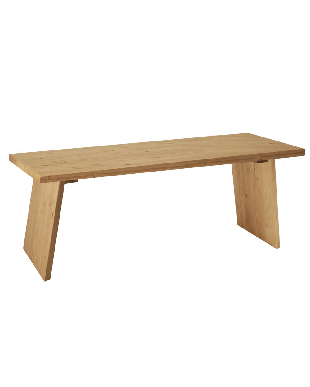Table basse en bois de pin marron 60x45cm