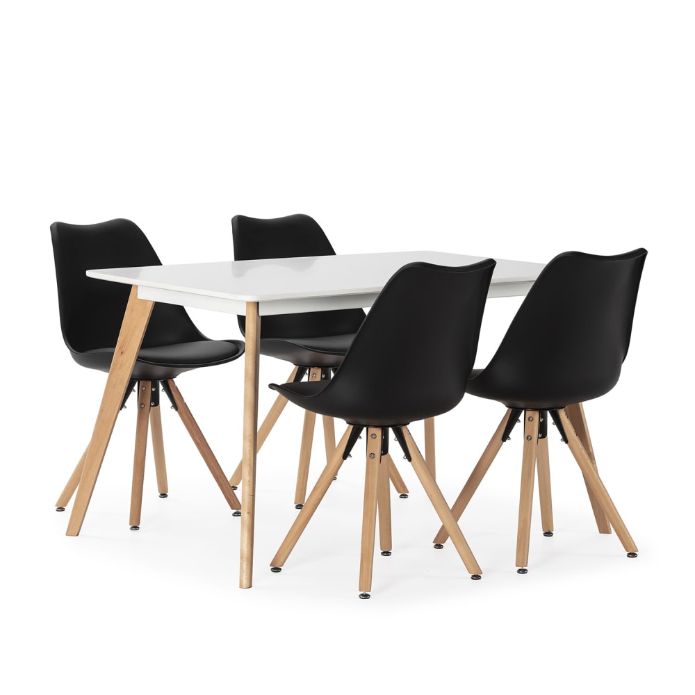 Ensemble table 120x80 - chaises