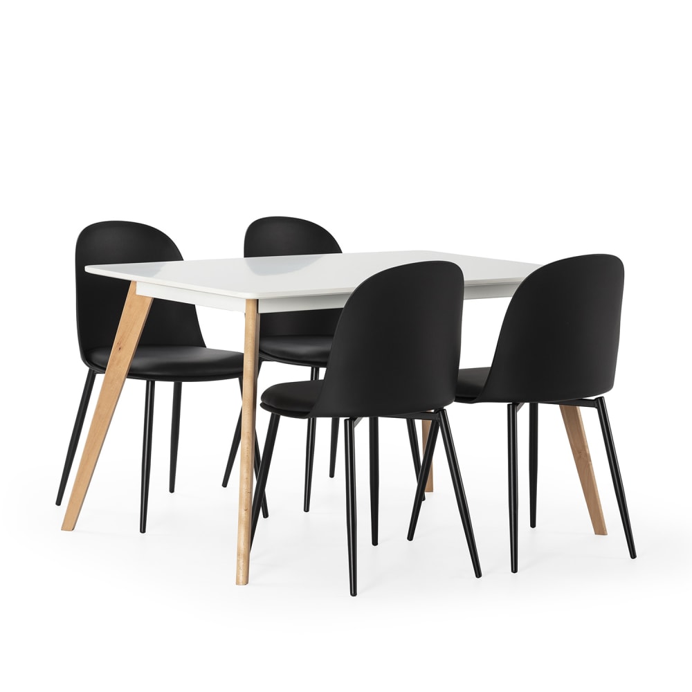 Ensemble table 120x80 - chaises