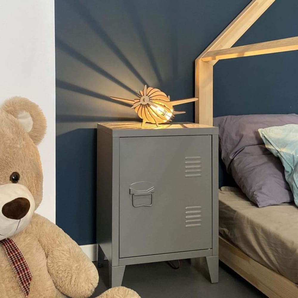Lampe à poser bois fsc h36cm bois — vue 3