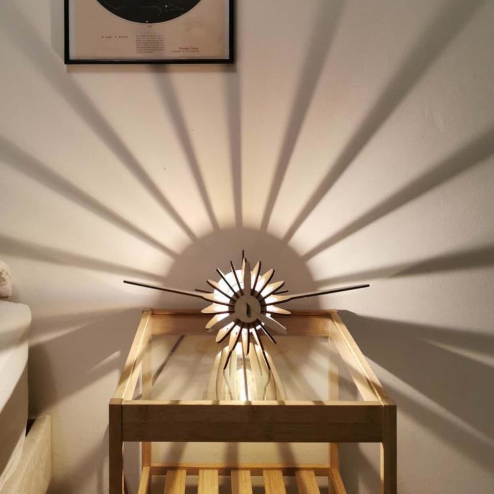Lampe à poser bois fsc h36cm bois — vue 4