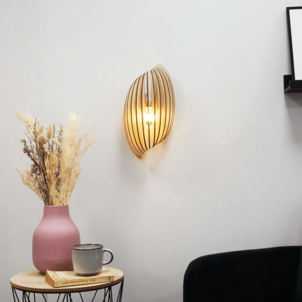 Applique murale bois fsc h40cm bois — vue 3