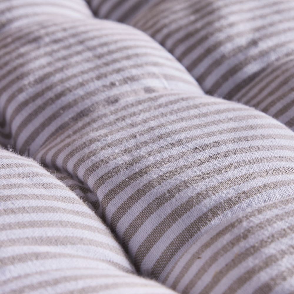Matelas de sol coton à rayures beige 120x60 - Maisons du Monde