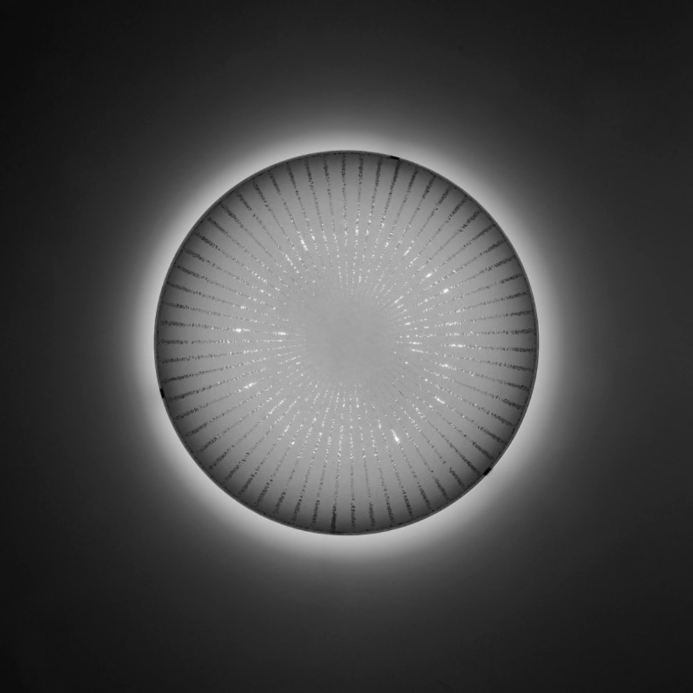 Plafonnier LED Acier Multicolore 40x40x9 CM — vue 4