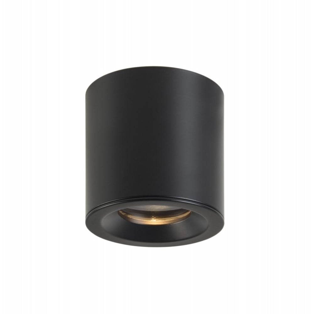 Spot de Plafond Surface Tubulaire pour Ampoule GU10 Noire 85mm — vue 4
