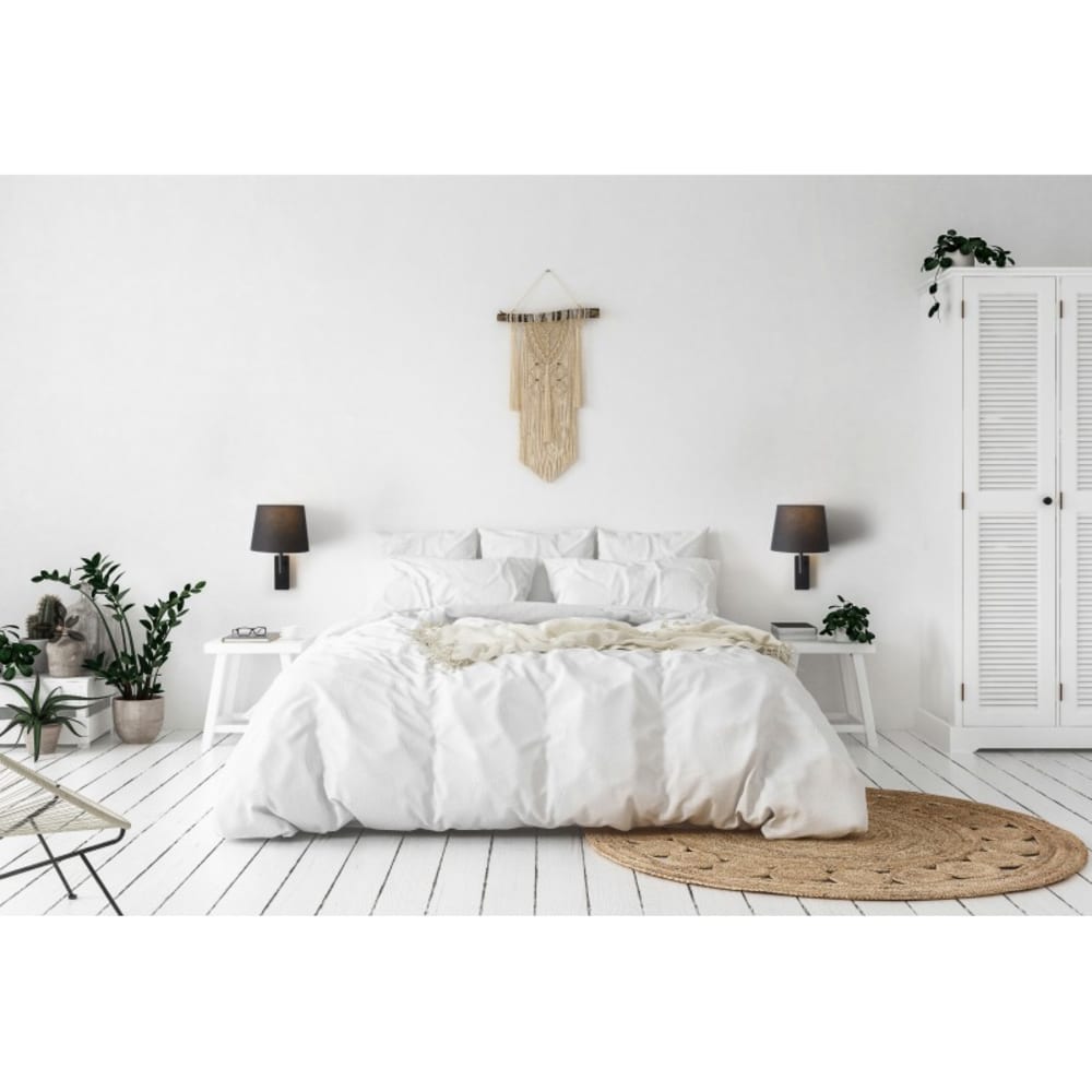 Lampe Murale Chambre Aluminium Blanc 22x23x45 CM - Maisons du Monde
