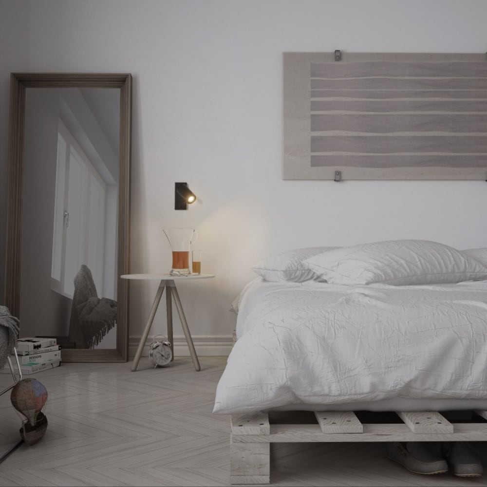 Lampe Lecture Aluminium Blanc 16x6x14 CM - Maisons du Monde