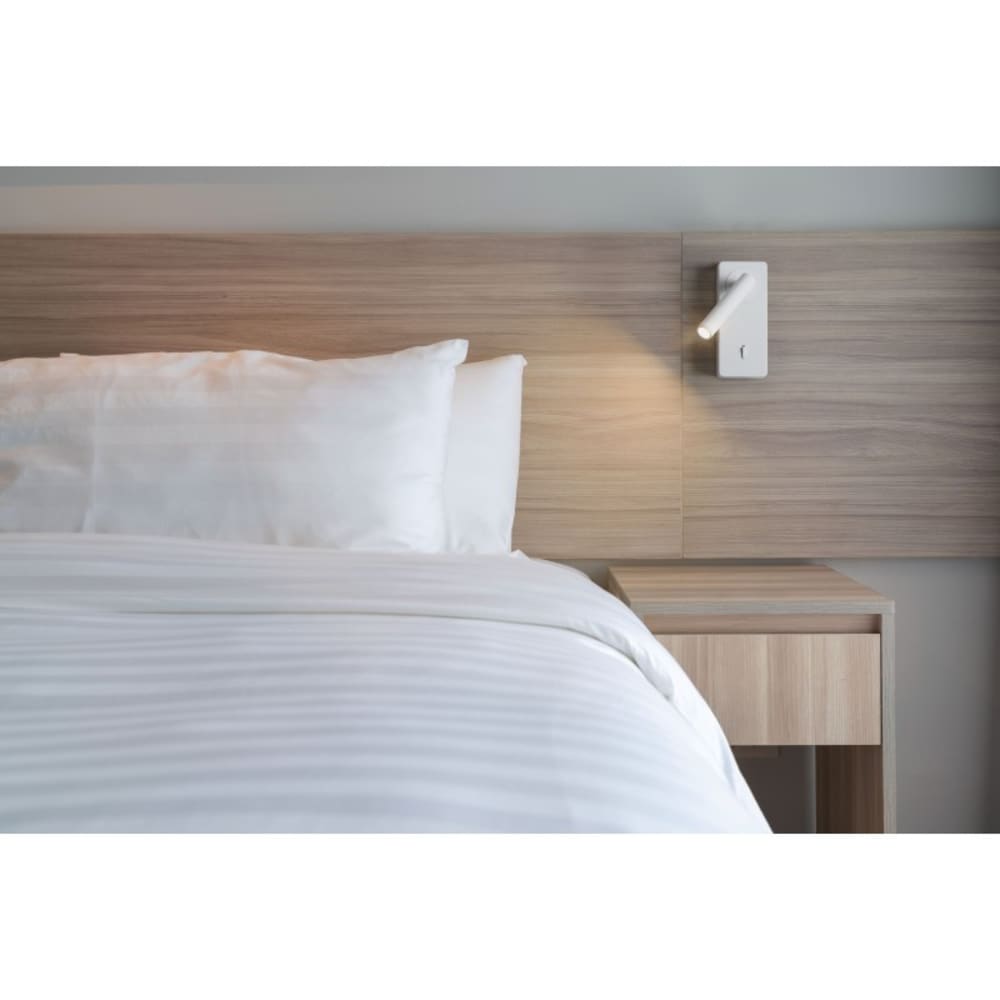 Lampe de Lecture LED Aluminium Blanc 6x15x14 CM — vue 3