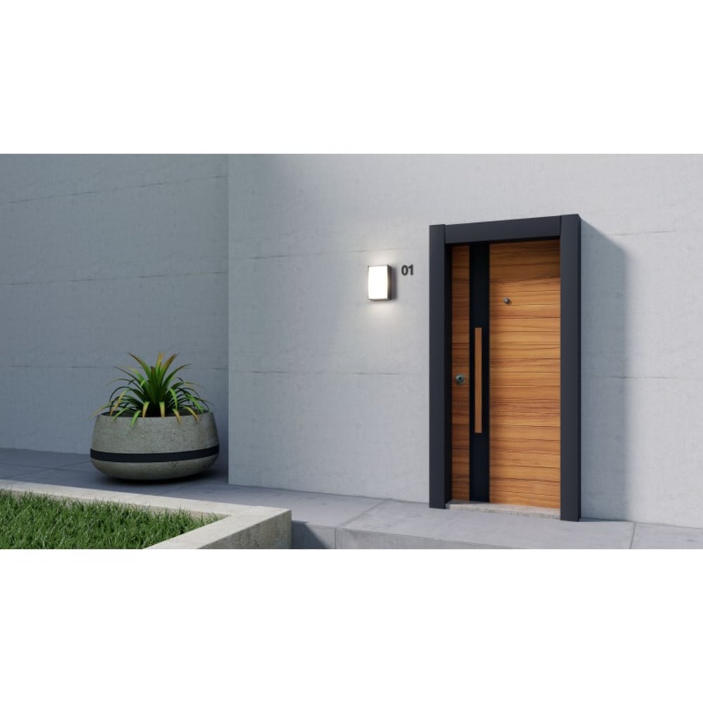 Applique Murale Extérieure Aluminium Gris 10x5x17 CM - Maisons du Monde