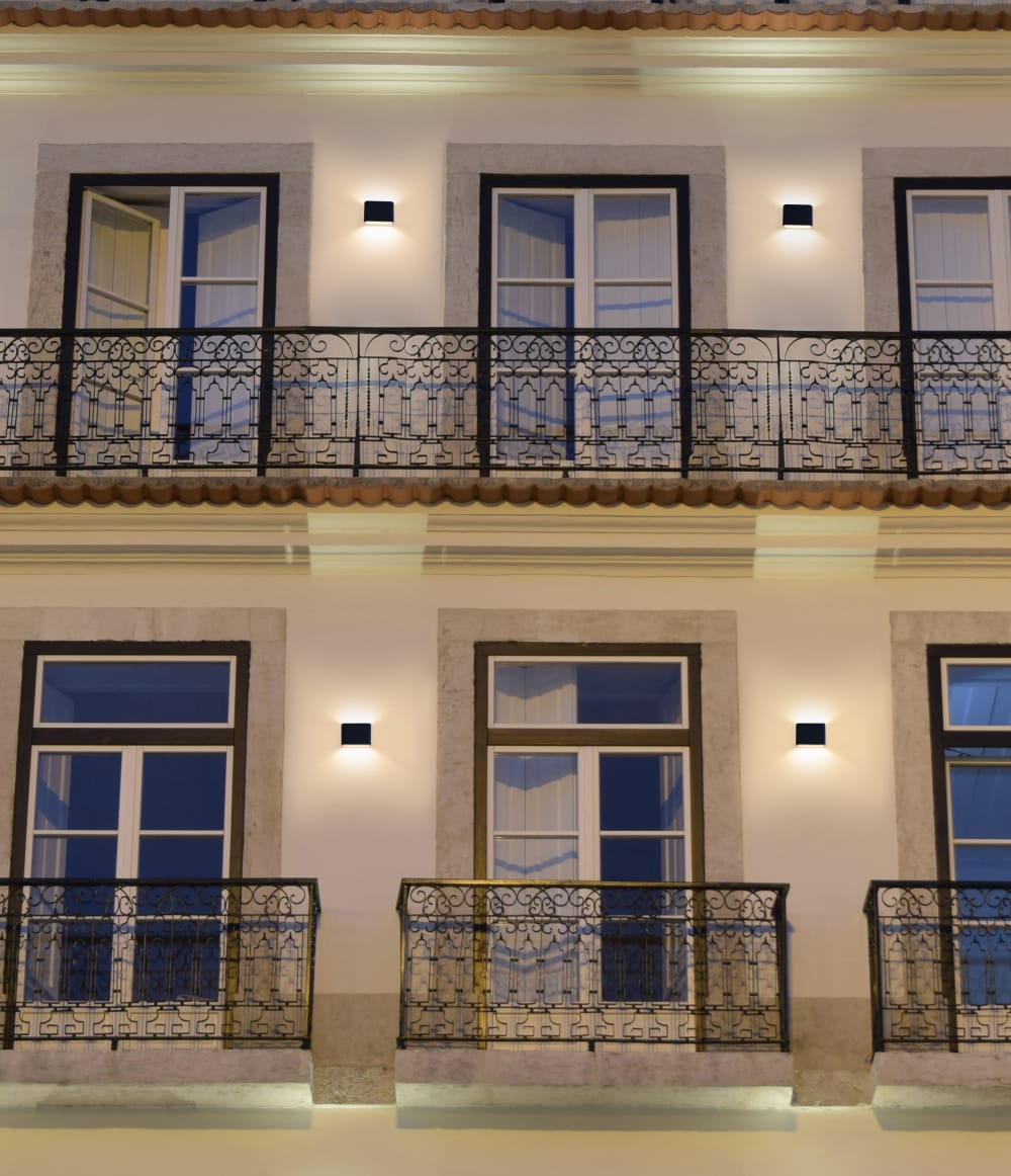 Applique d' Extérieur LED Aluminium Noir 17x3x9 CM