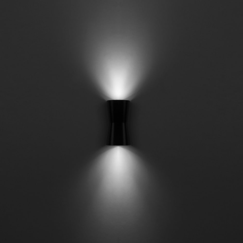 Applique Murale Extérieure GU10 Bidirectionnelle Noir - Maisons du Monde