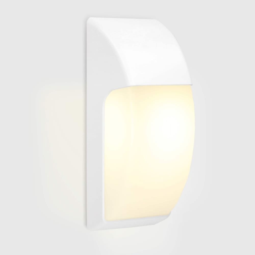 Applique Extérieure Polycarbonate Blanc 13x13x32 CM - Maisons du Monde