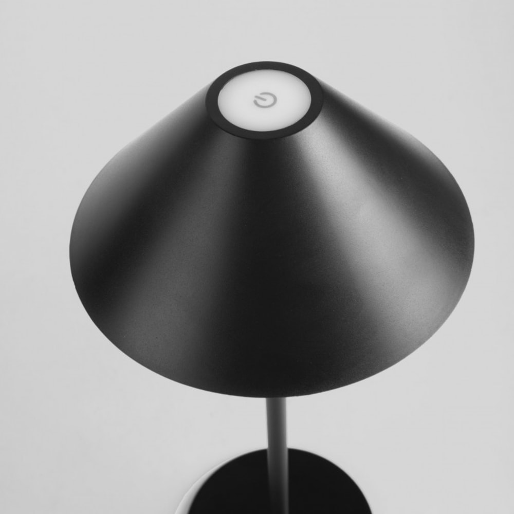 Lampe de Table LED Aluminium Noir 15x15x30 CM - Maisons du Monde