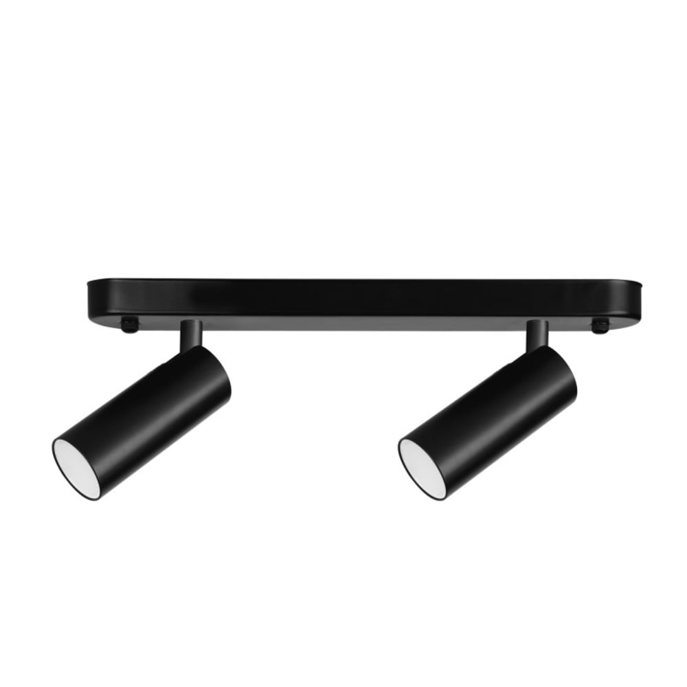 Projecteur Double LED  Acier  Noir 38x5x12 CM