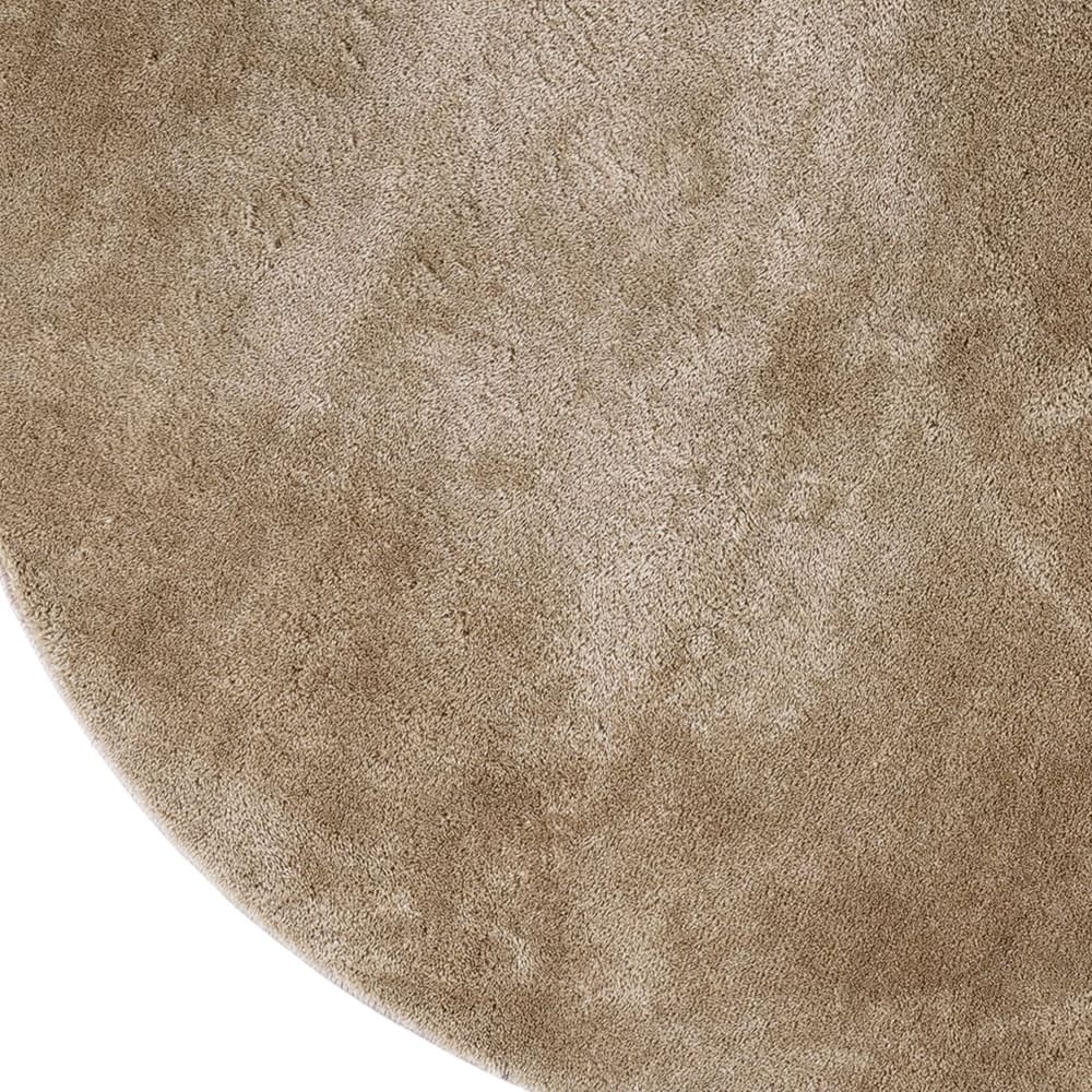 Grand tapis rond en tissu
