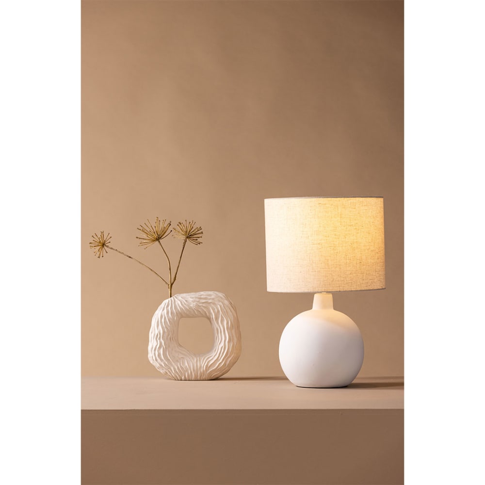 Lampe de table beige — vue 4