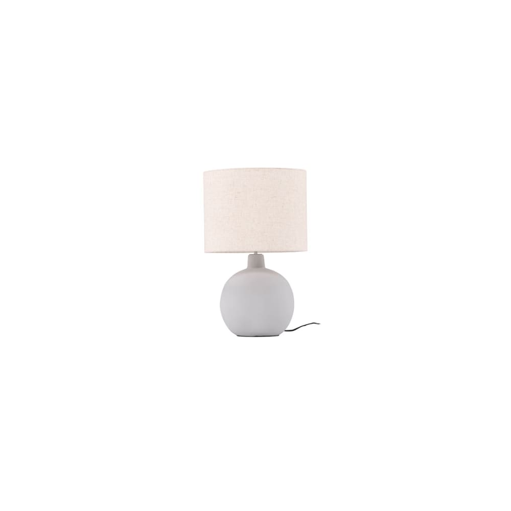 Lampe de table grise en béton — vue 3