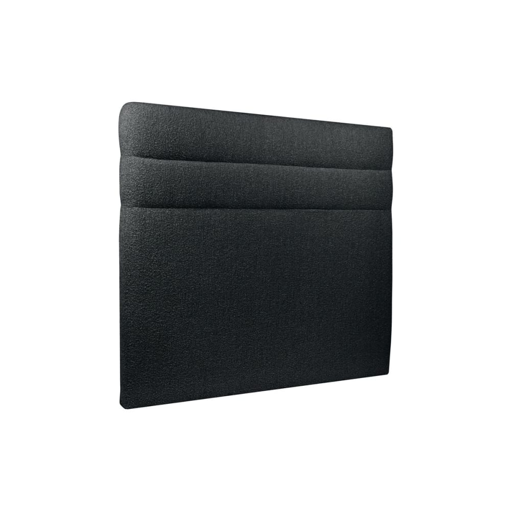 Sommeil de Plomb Kopfteil mit Stoffbezug – Schwarzer Bouclé-Stoff 160 cm style classic chic Schwarz Holz