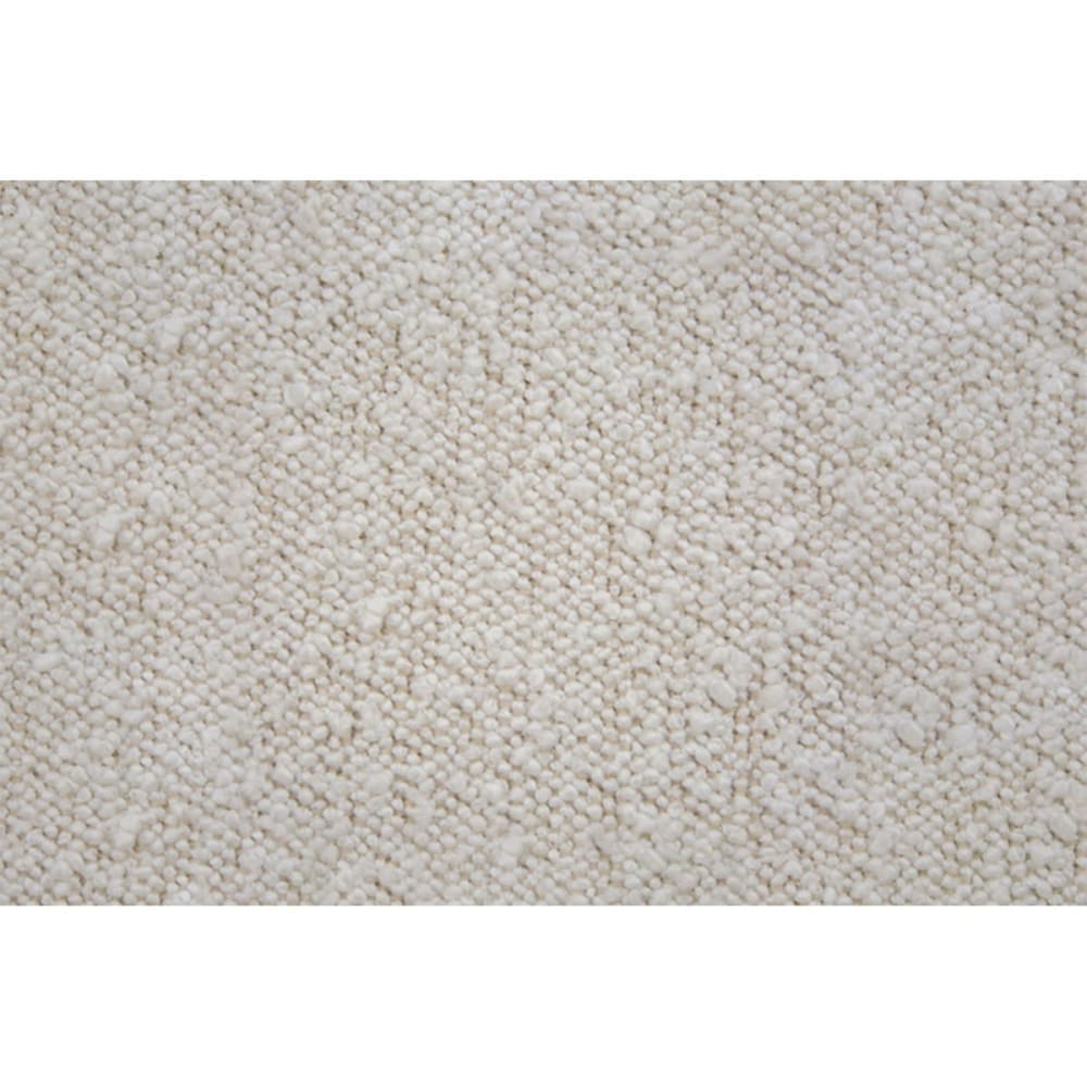 Lit avec tête de lit capitonnée et sommier kit beige clair 200x200 - Maisons du Monde