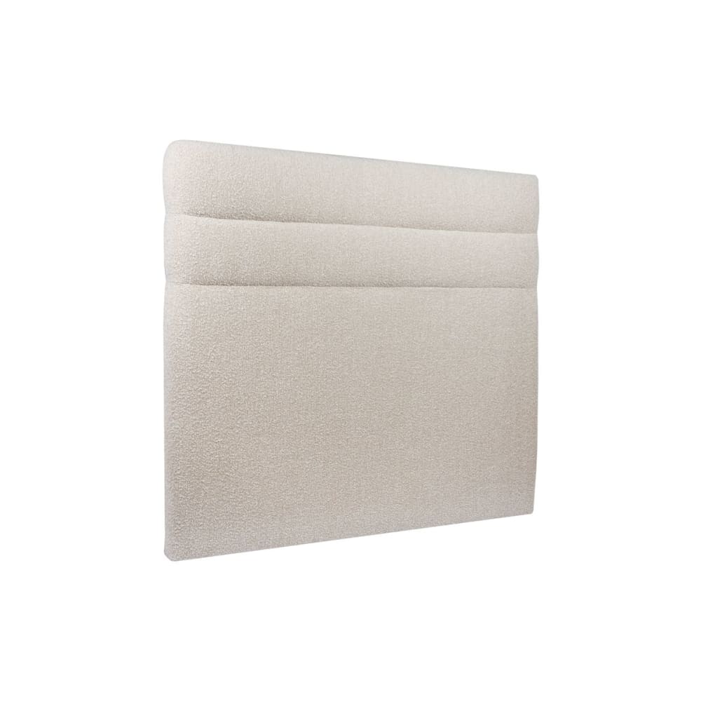 Tete de lit Lignes Bouclette Beige clair 160x120