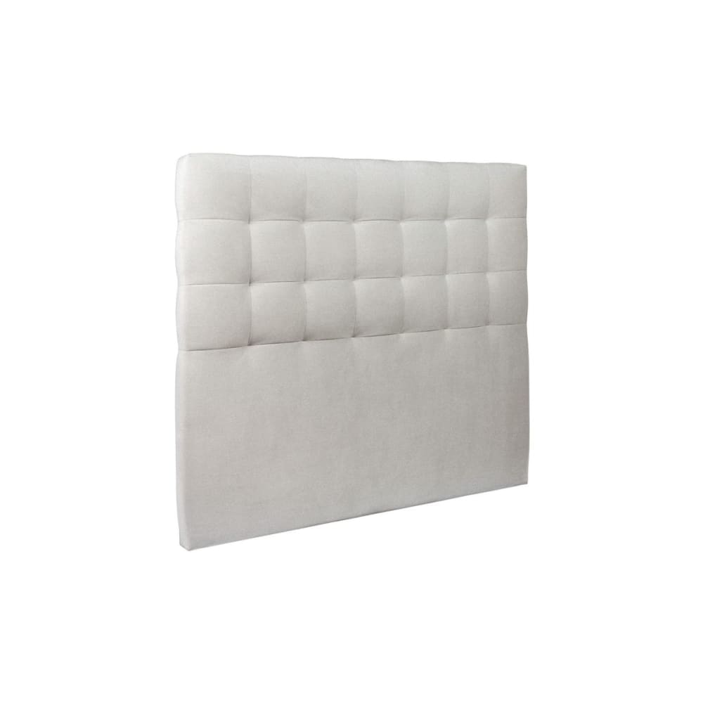 Tete de lit Capitonnée Velours Gris clair 160x120