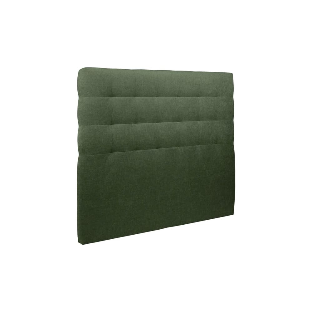 Tete de lit Capitonnée Tissu Vert kaki 200x120