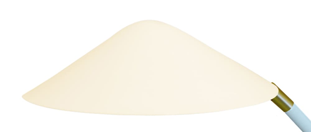 Lampe à poser métal multicolore abat-jour beige — vue 4