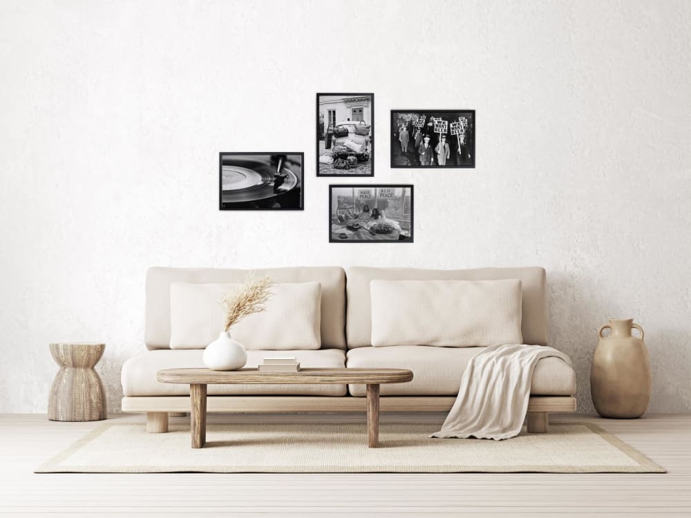 Gemälde mit schwarzem Rahmen 40x30 Vinyl - Maisons Du Monde