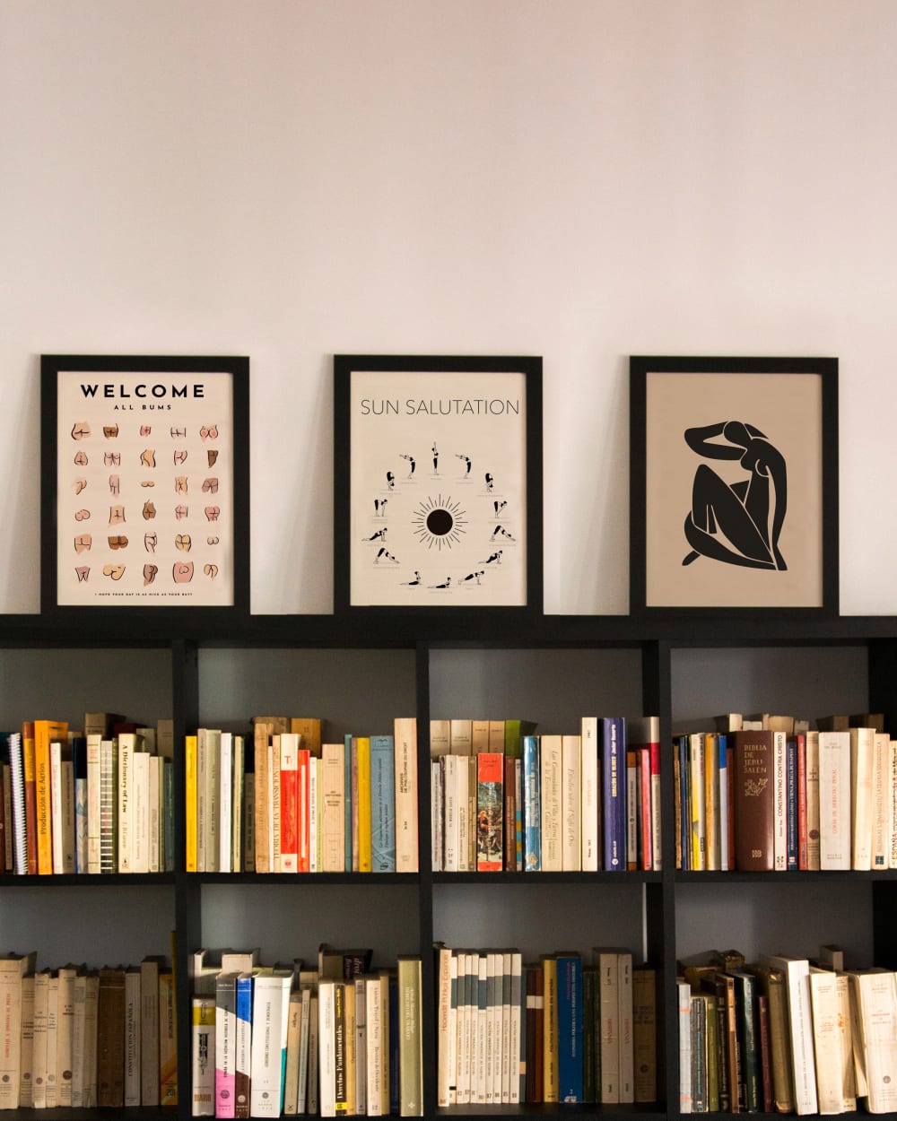 Gemälde mit schwarzem Rahmen 40x30 Gesäß - Maisons Du Monde