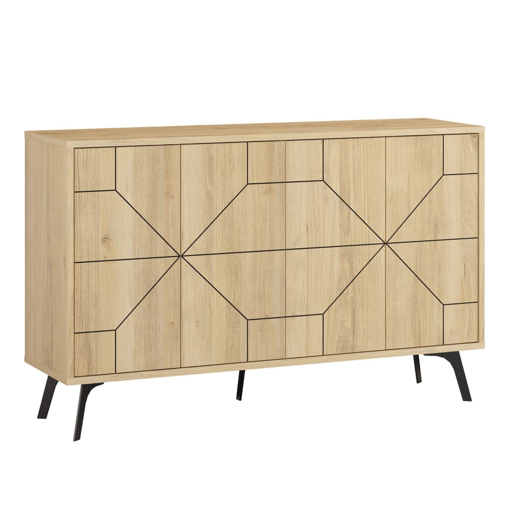 Buffet en bois beige - 123