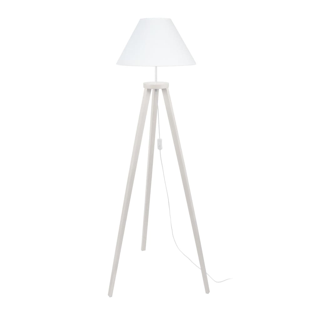 Lampadaire tissu blanc 40  cm