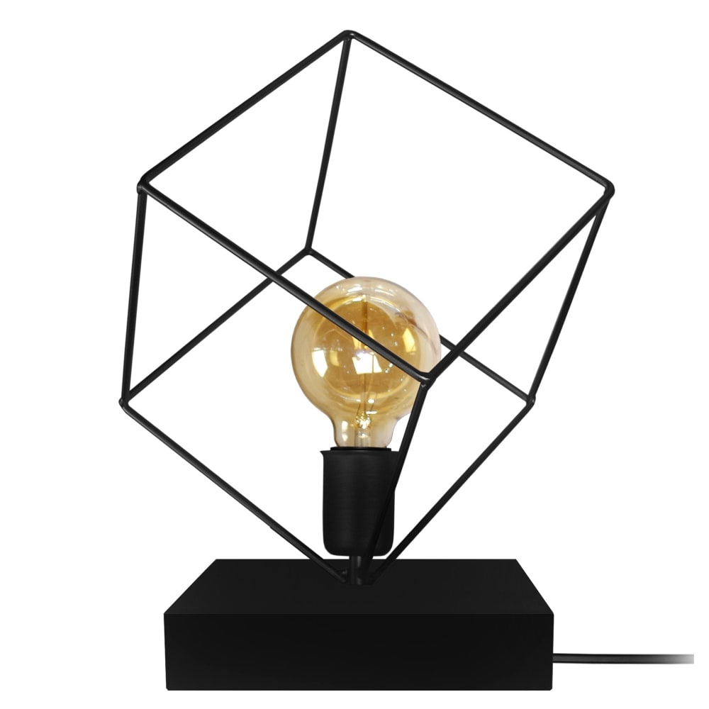 Lampe à poser métal noir