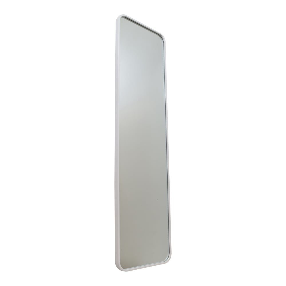 Fragix Ganzkörperspiegel aus Metall, 150x40 cm, Weiß Weiß Metall