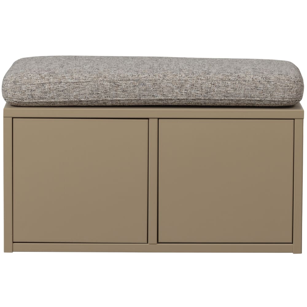 Turner Banc De Rangement Pin Mud Avec Coussin D'assise