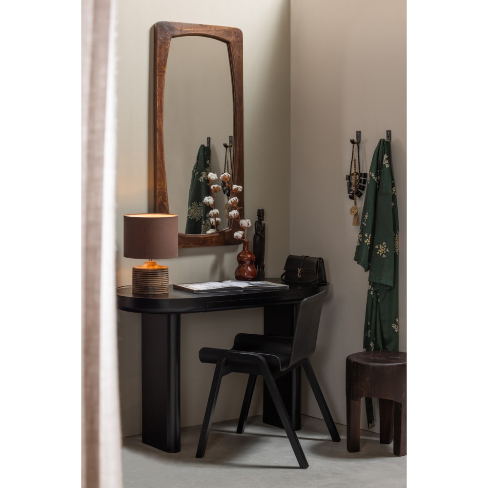 Schreibtisch aus Plattenmaterial, Schwarz - Maisons Du Monde