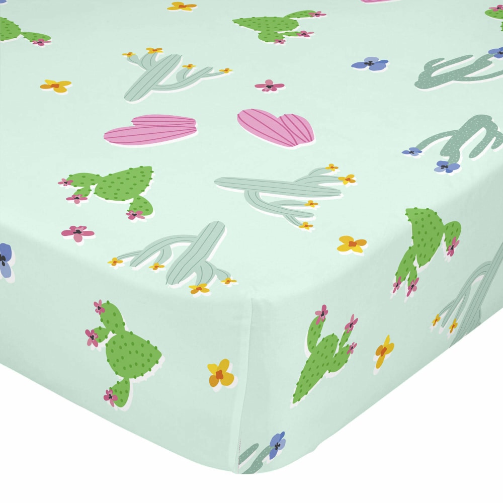 Drap-housse 100% Coton Multicolore 90x200x32 cm