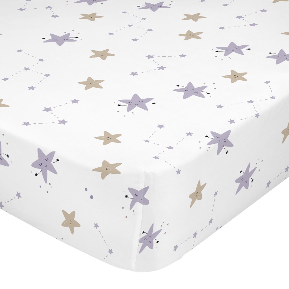 Drap-housse 100% Coton Multicolore 70x140x14 cm (Berceau)