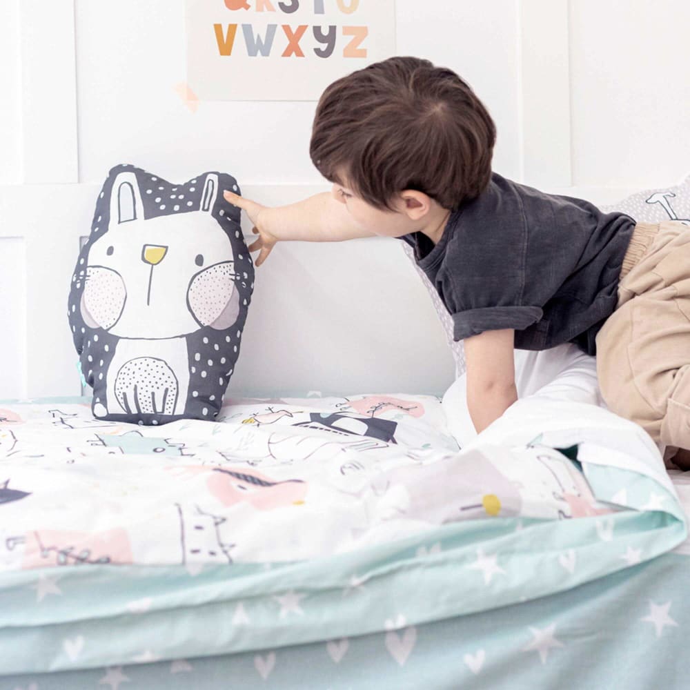 Coussin 100% coton multicolore 40x30 cm - Maisons du Monde