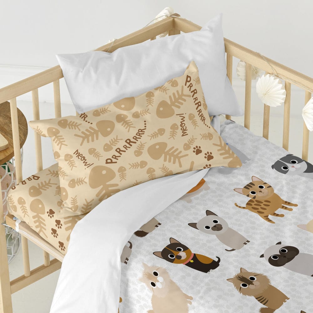 Parure housse de couette 2 pièces multicolore 115x145 cm (lit bébé) - Maisons du Monde