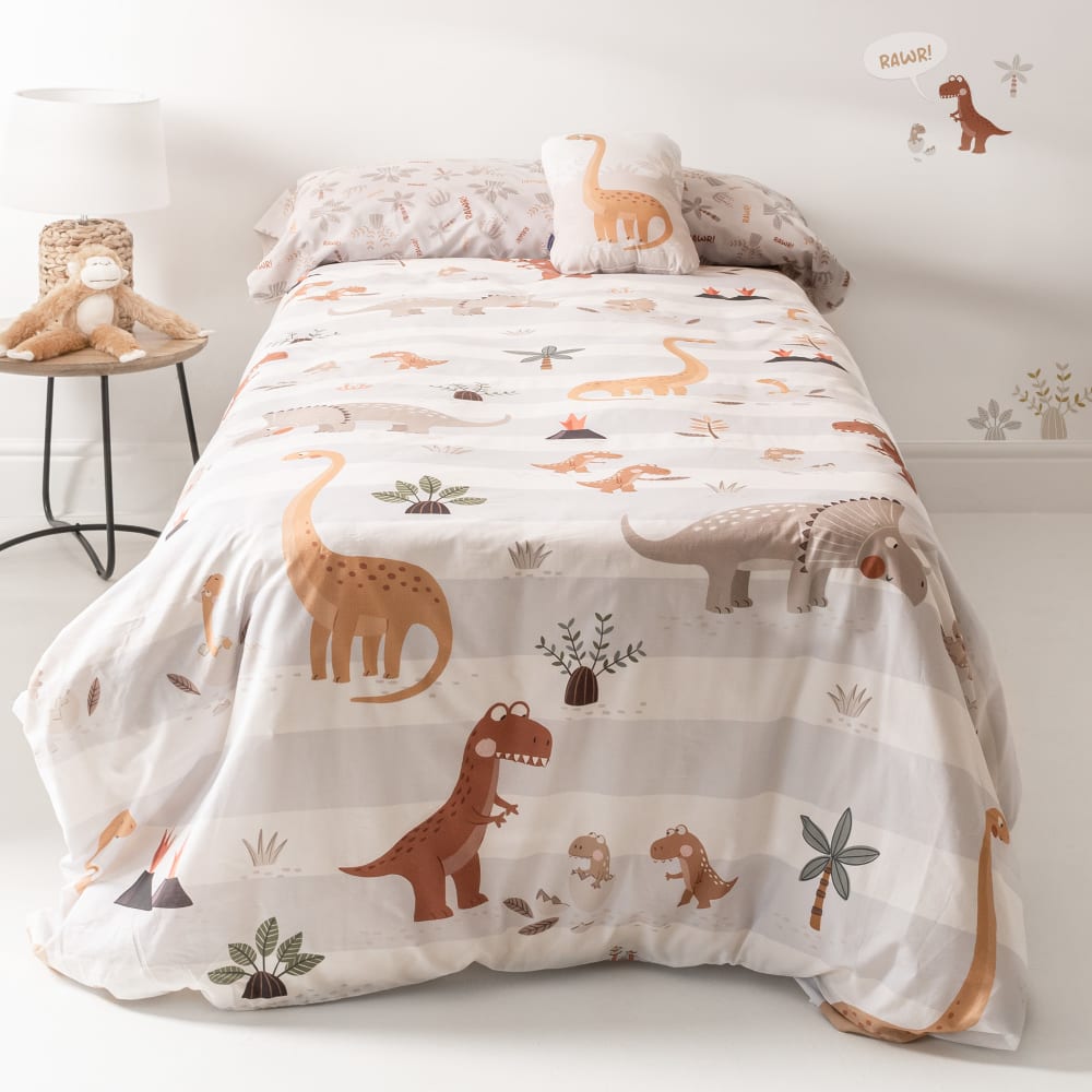 Parure housse de couette 2 pièces 100% Coton Multicolore 155x220 cm Parure housse de couette 2 pièces 100% Coton Multicolore 155x220 cm